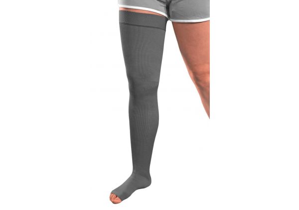 ExoStrong Flat Knit Thigh High Compression Stocking