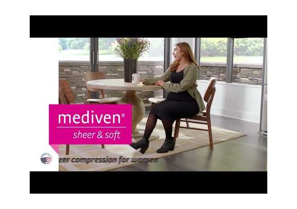 Sheer Knee High Compression Stockings | 20-30, 30-40 mmhg