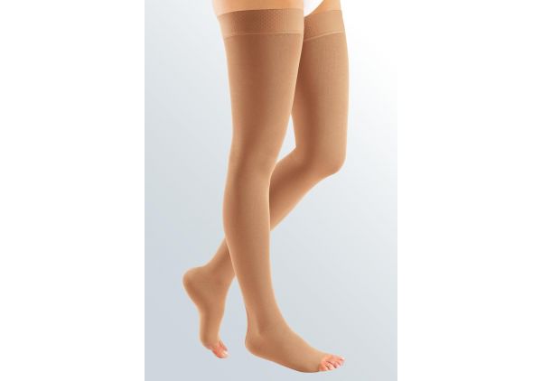 ExoStrong Flat-Knit Thigh High Compression Stocking