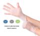 Medical Examination Gloves - Vinyl - Large size (5 Pairs)