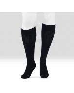Juzo Power Cotton knee high compression stockings (black)