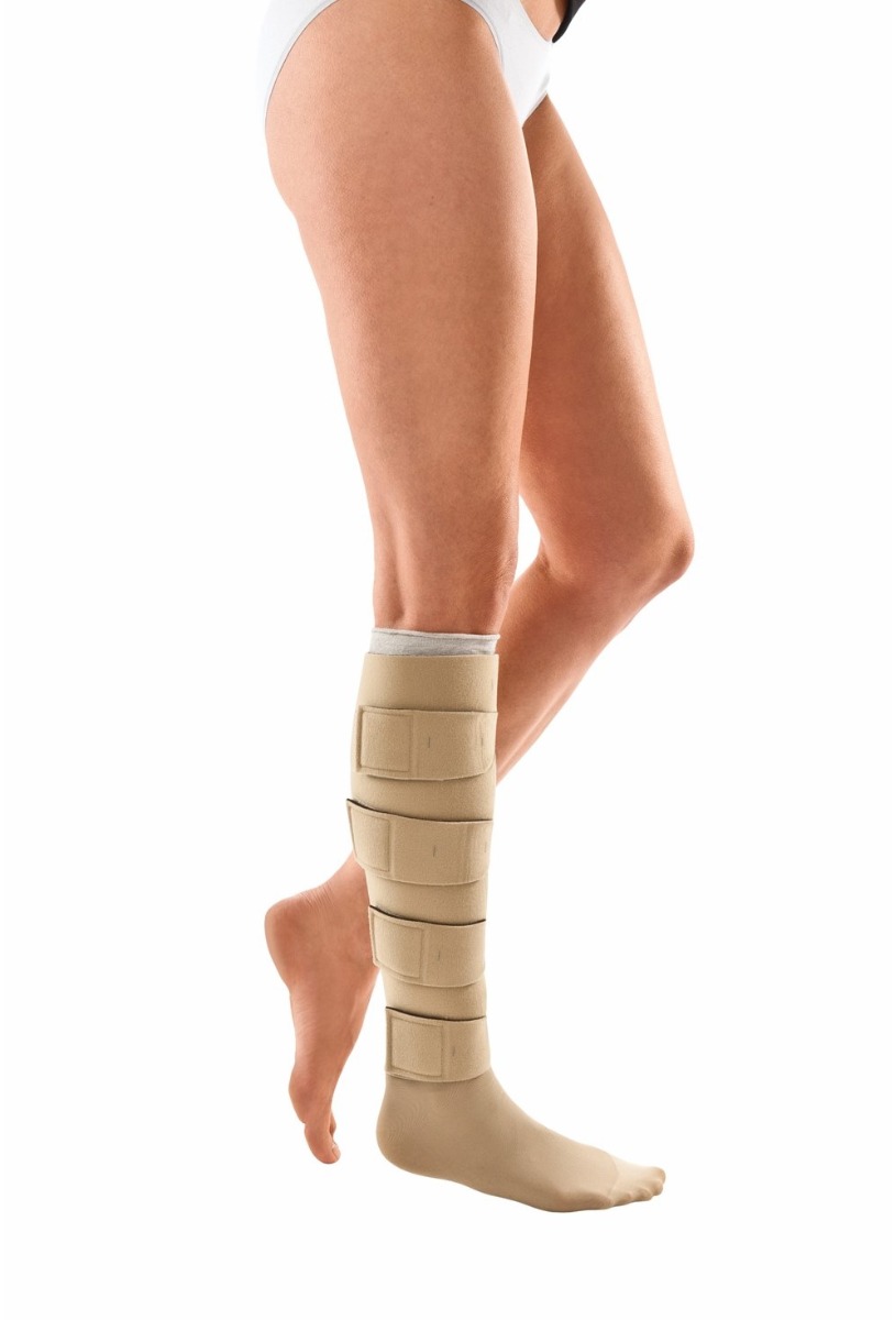 Lower leg Velcro compression wrap