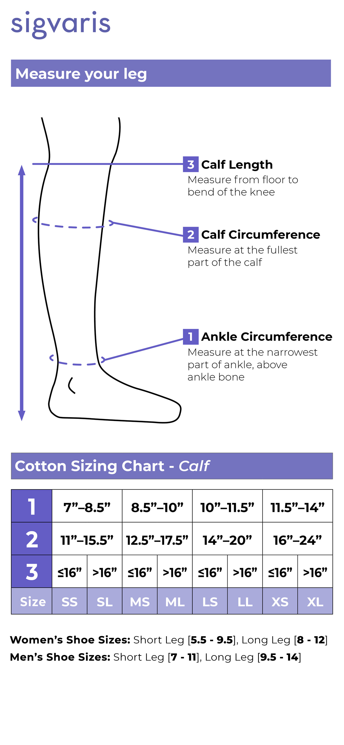 Sigvaris Compression Stockings | Cotton Stockings | Men, Women