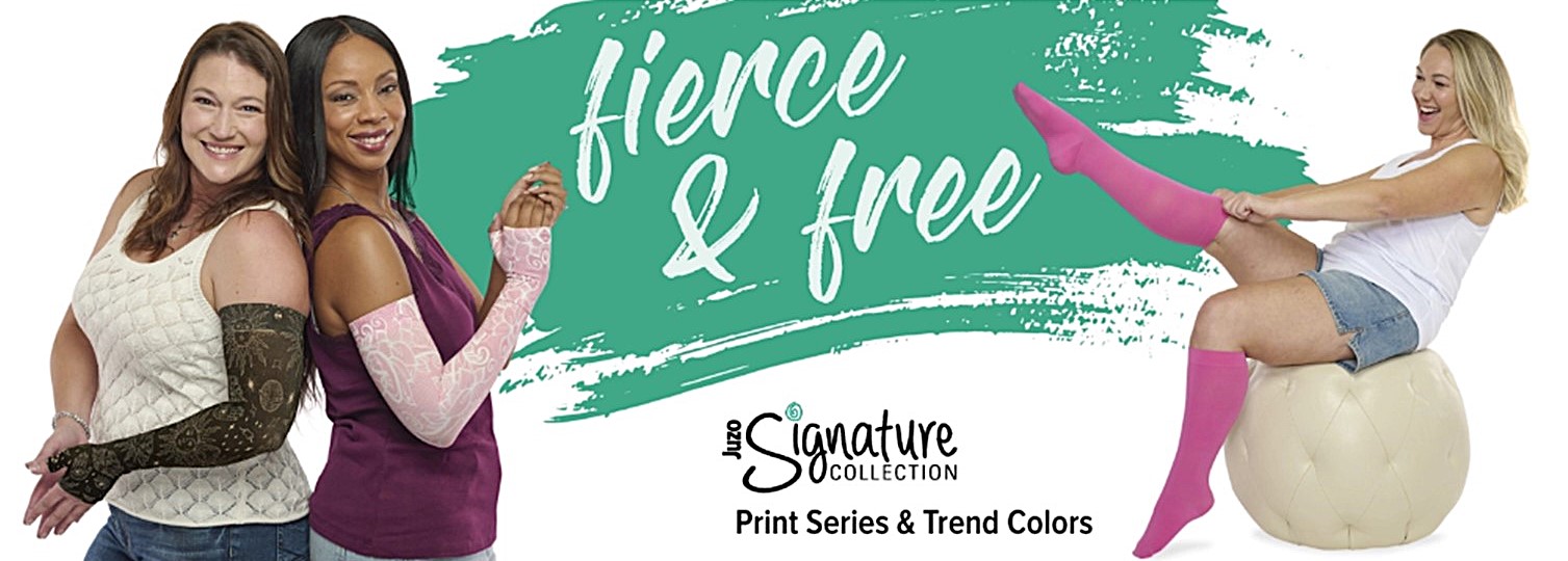 Juzo Sigvature Collection compression garments
