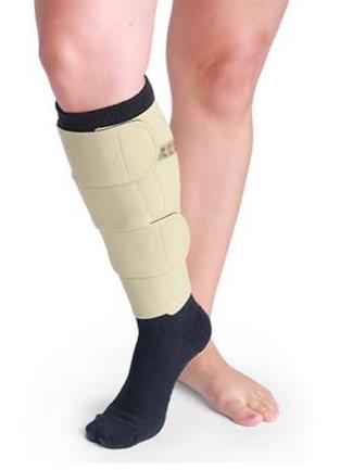 image of CompreFLEX LITE Compression Wraps on persons leg