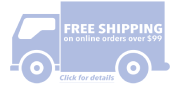 Free Shipping on on-line orders over $99