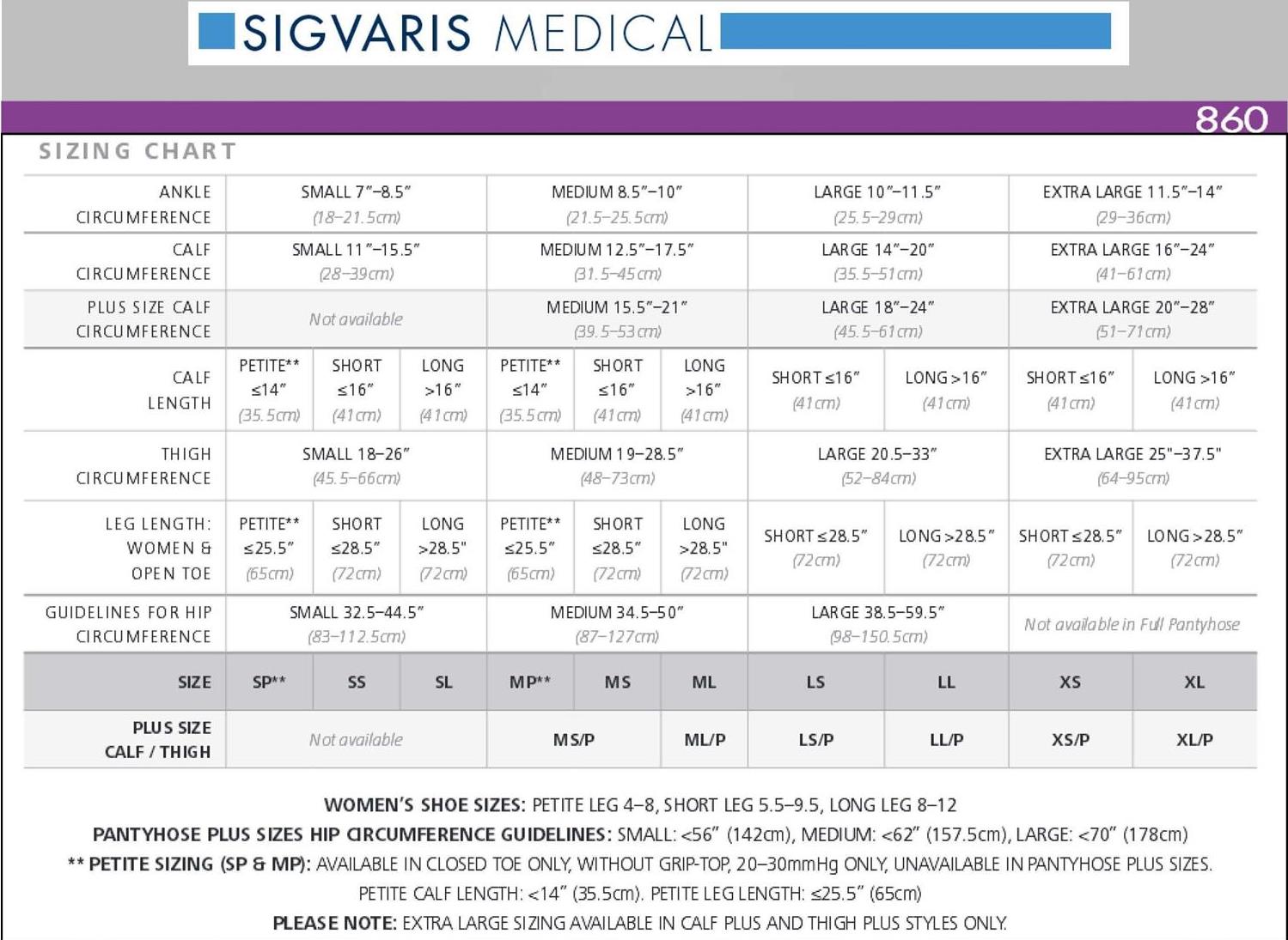 Sigvaris Compression Hose  Essential Compression Pantyhose